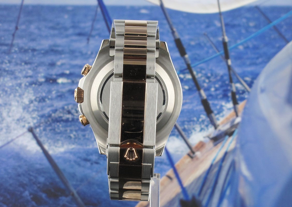 bi metal rose gold yachtmaster