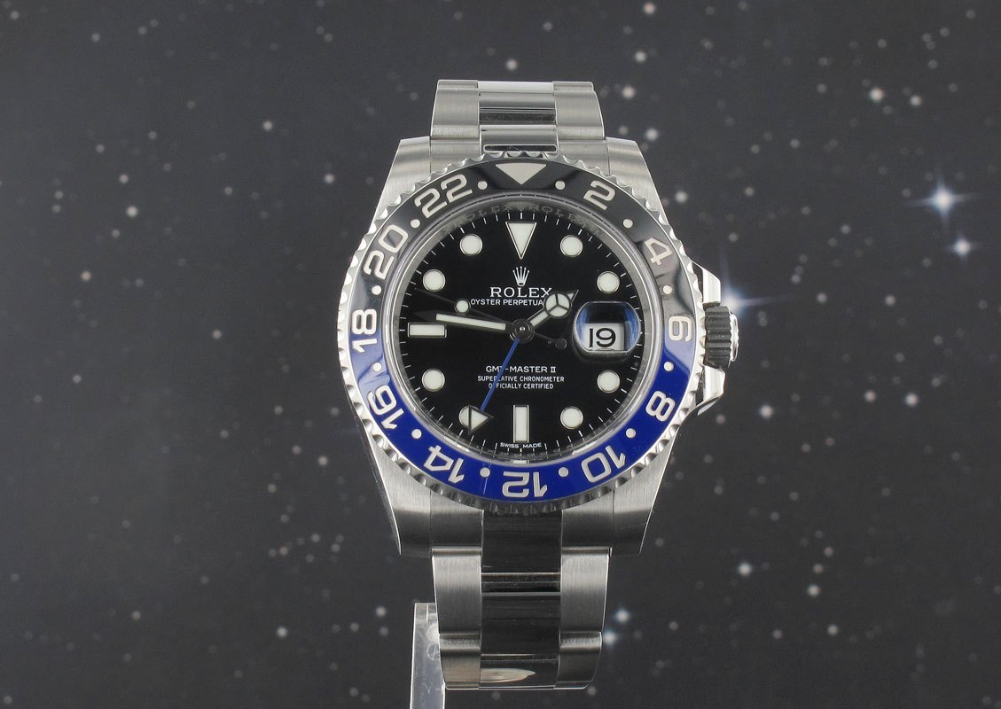 rolex blue black gmt