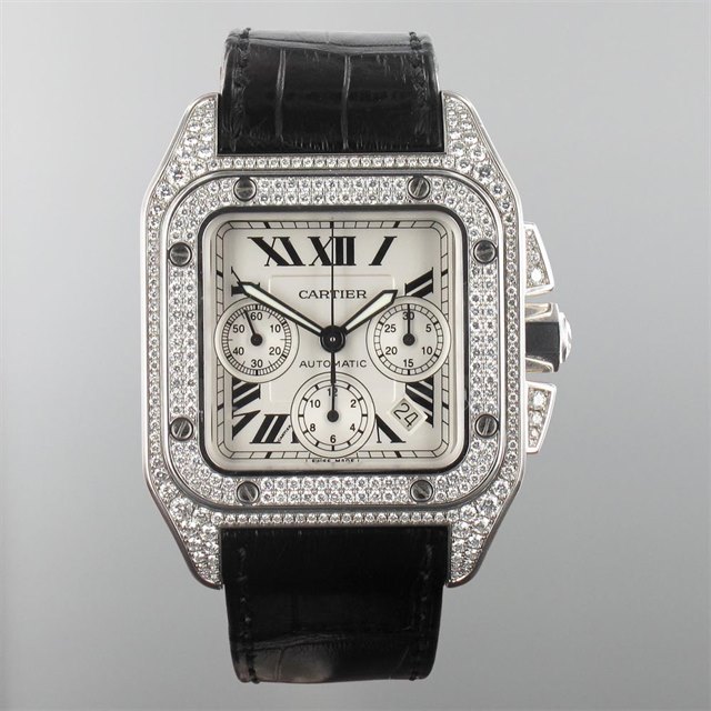 Watch Guru - Cartier - Cartier Santos 100 XL Chronograph Factory ...