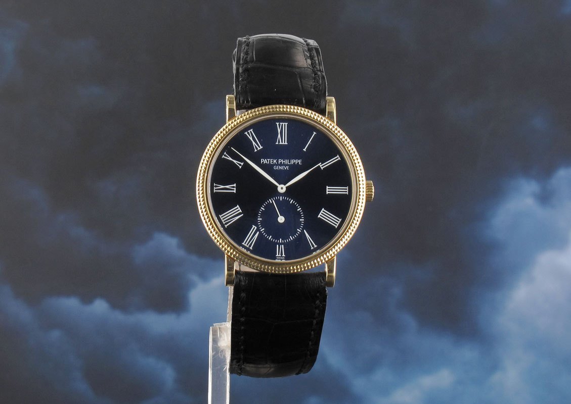 Patek philippe cheap calatrava blue dial