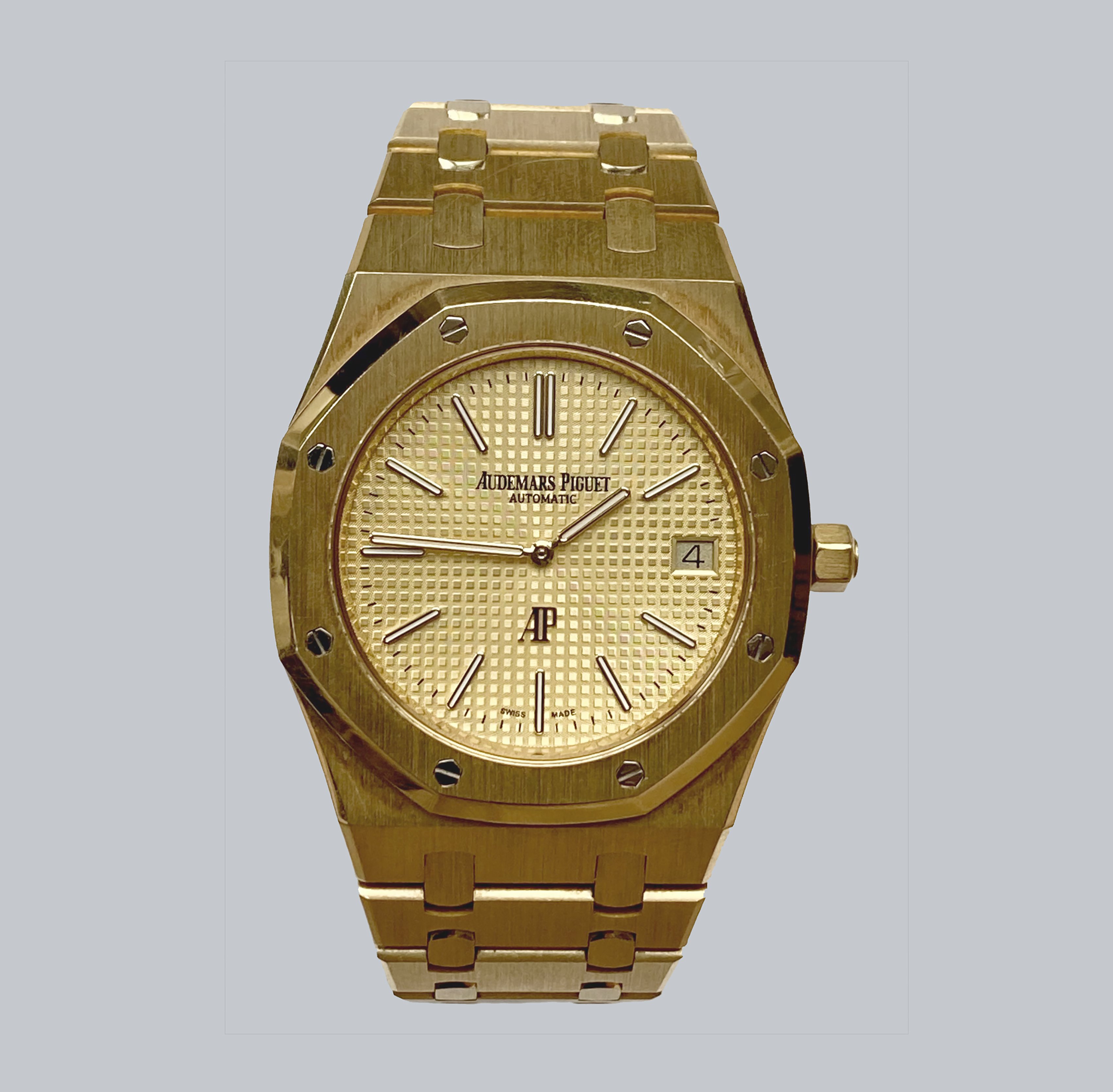 Watch Guru - Audemars Piguet - Royal Oak Jumbo Wafer Thin Ref: 15202BA